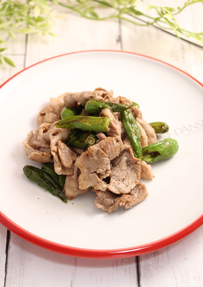 簡単！ししとうの肉炒め-レシピのメイン写真