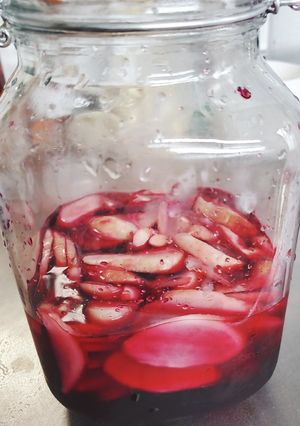 新生姜の赤紫蘇酢漬け-レシピのメイン写真