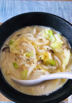 簡単アレンジ！プチット鍋を使ったうどん-レシピのメイン写真