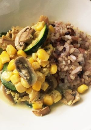 簡単ヘルシー☆夏野菜とツナの豆乳カレー-レシピのメイン写真