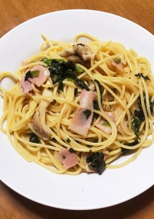 ベーコンとほうれん草の和風パスタ-レシピのメイン写真