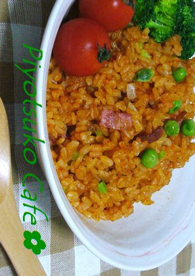炊飯器で♪簡単おいしいトマトピラフ☆-レシピのメイン写真