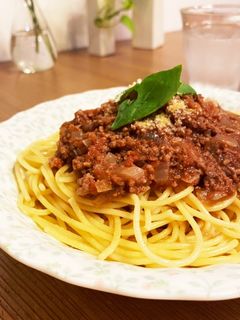 レンジで本格!美味しいミートソース-レシピのメイン写真