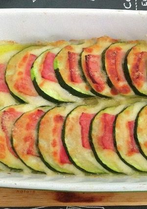簡単☆ズッキーニのベーコンチーズ焼き-レシピのメイン写真