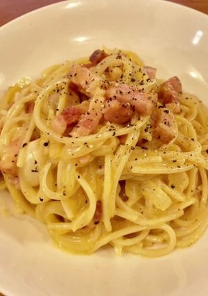 カルボナーラ-レシピのメイン写真