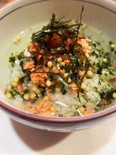 ゆかりのイブクロ 鮭茶漬け-レシピのメイン写真