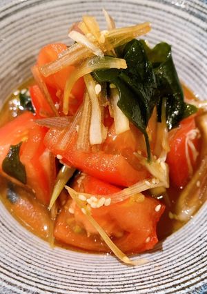 トマトとみょうがのあっさりポン酢あえ-レシピのメイン写真