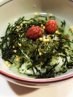 ゆかりのイブクロ 梅茶漬け-レシピのメイン写真