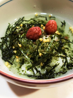 ゆかりのイブクロ 梅茶漬け-レシピのメイン写真