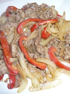 牛肉とたまねぎのオイスター炒め-レシピのメイン写真
