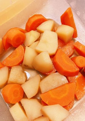 レンジで肉無しじゃが✩離乳食幼児食にも！-レシピのメイン写真