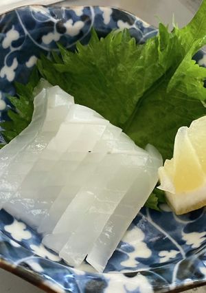 簡単　下処理✨ヤリイカのお刺身-レシピのメイン写真