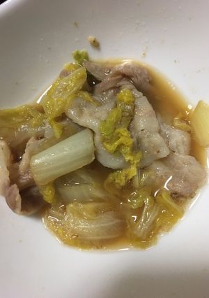 豚バラ肉と白菜の和風煮-レシピのメイン写真