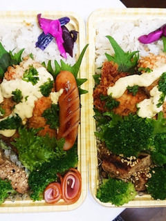 【夫婦弁当70】鮭フライと鳥胸の照り焼き-レシピのメイン写真