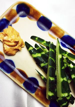 味噌胡瓜の味噌にニンニク入れて♪-レシピのメイン写真
