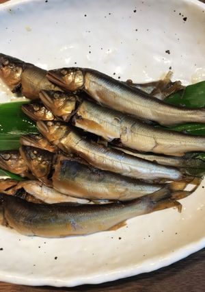 鮎の甘露煮(リデポット)-レシピのメイン写真
