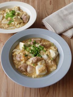 鶏肉と豆腐の卵とじ-レシピのメイン写真
