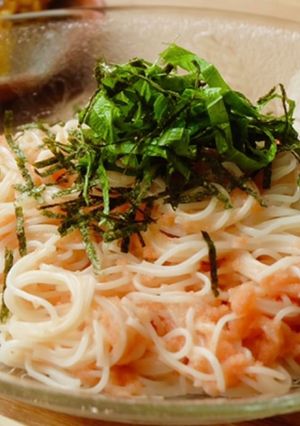 簡単♪明太子そうめん-レシピのメイン写真