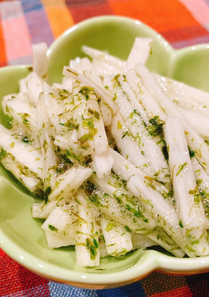 切って混ぜるだけ！長芋の青のり和え-レシピのメイン写真