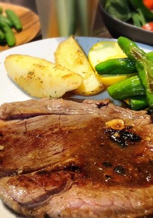 安いお肉で美味しいステーキ！簡単-レシピのメイン写真