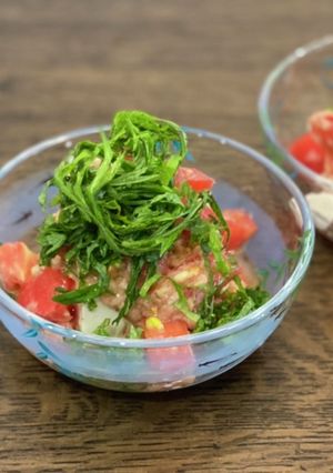 トマトツナ冷や奴『きのう何食べ』#135-レシピのメイン写真