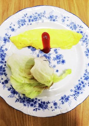 朝食は簡単プレーンオムレツで-レシピのメイン写真