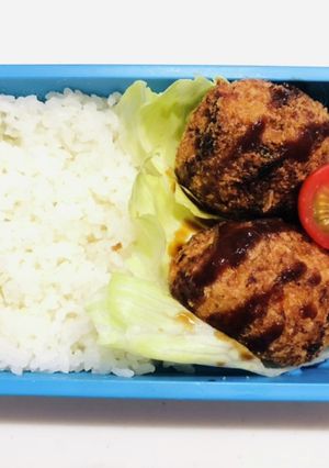 中学生bigコロッケ弁当-レシピのメイン写真