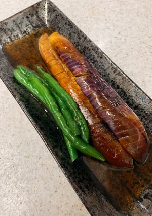 少ない油でヘルシー♪なすの焼き浸し-レシピのメイン写真