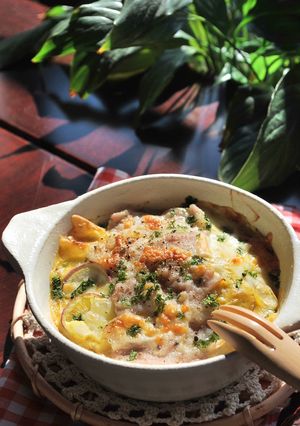 ☆お芋のひらひらカレーグラタン☆-レシピのメイン写真