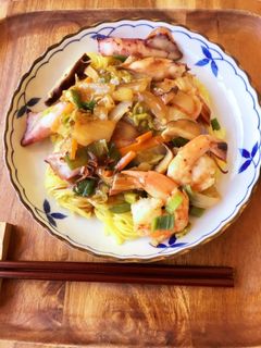 広東風海鮮かた焼きそば-レシピのメイン写真