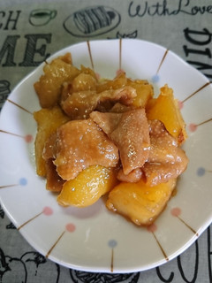 子供も大好き!!ぷりぷり鶏皮じゃが煮!-レシピのメイン写真