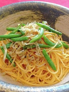 じゃことインゲンマメのゆず胡椒パスタ-レシピのメイン写真