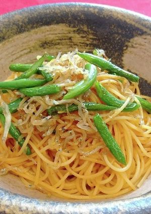 じゃことインゲンマメのゆず胡椒パスタ-レシピのメイン写真