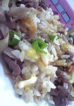 牛肉の炒飯なら絶対ごぼうで☆-レシピのメイン写真