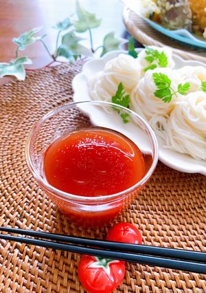 トマトジュースで★アレンジそうめんつゆ-レシピのメイン写真