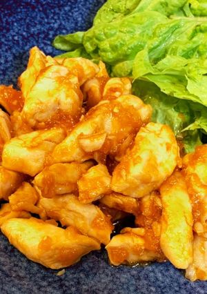 玉ねぎソースの鶏ササミソテー-レシピのメイン写真