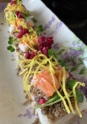 ゆかりのイブクロ 押し寿司 -レシピのメイン写真