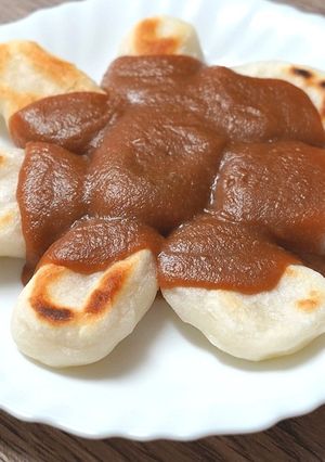 フライパンで！京都名物あぶり餅風-レシピのメイン写真