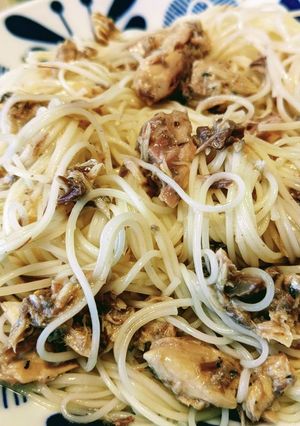 さばの缶詰で混ぜそうめん-レシピのメイン写真