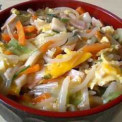 たっぷり野菜の中華あんかけ丼-レシピのメイン写真