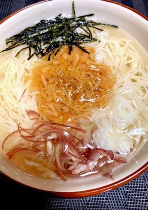 なめ茸そうめん-レシピのメイン写真