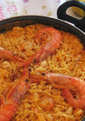 フィデウア★ショートパスタのパエリャ-レシピのメイン写真