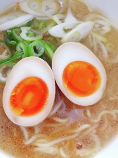 半熟煮卵☆和風ニンニク醤油味♪-レシピのメイン写真