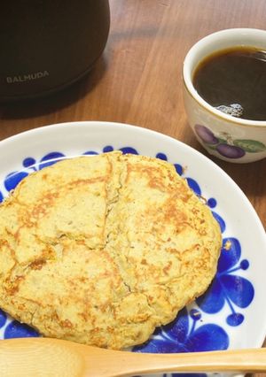 簡単腸活♪おからパウダーでパンケーキ♪-レシピのメイン写真