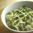 邪道かなぁ?ねぎマヨうどん✿
