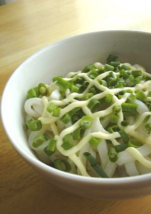 邪道かなぁ?ねぎマヨうどん✿-レシピのメイン写真