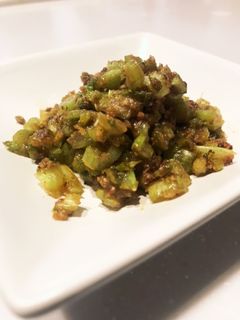 ご飯に合う。大根の葉ごま麺つゆ炒め。-レシピのメイン写真