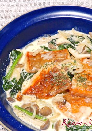簡単・鮭のクリーム煮♡フライパンひとつで-レシピのメイン写真