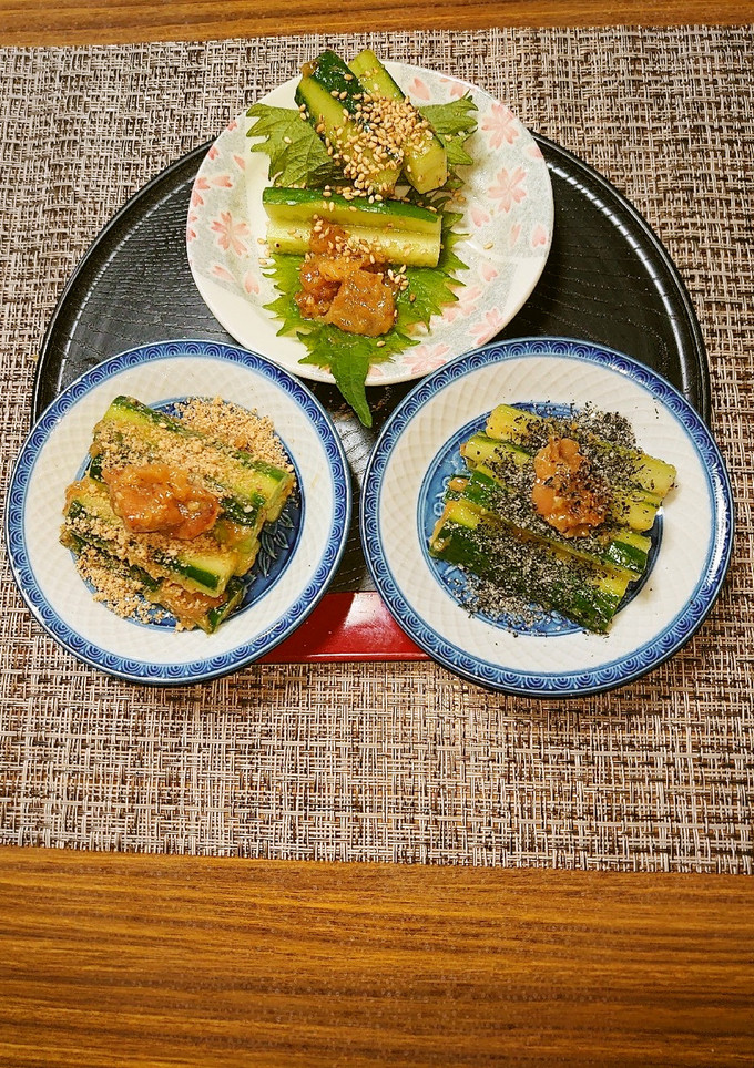 ヨウサマの減塩きゅうりの梅味噌胡麻和え-レシピのメイン写真
