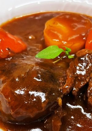 圧力鍋で、お肉とろとろビーフシチュー-レシピのメイン写真